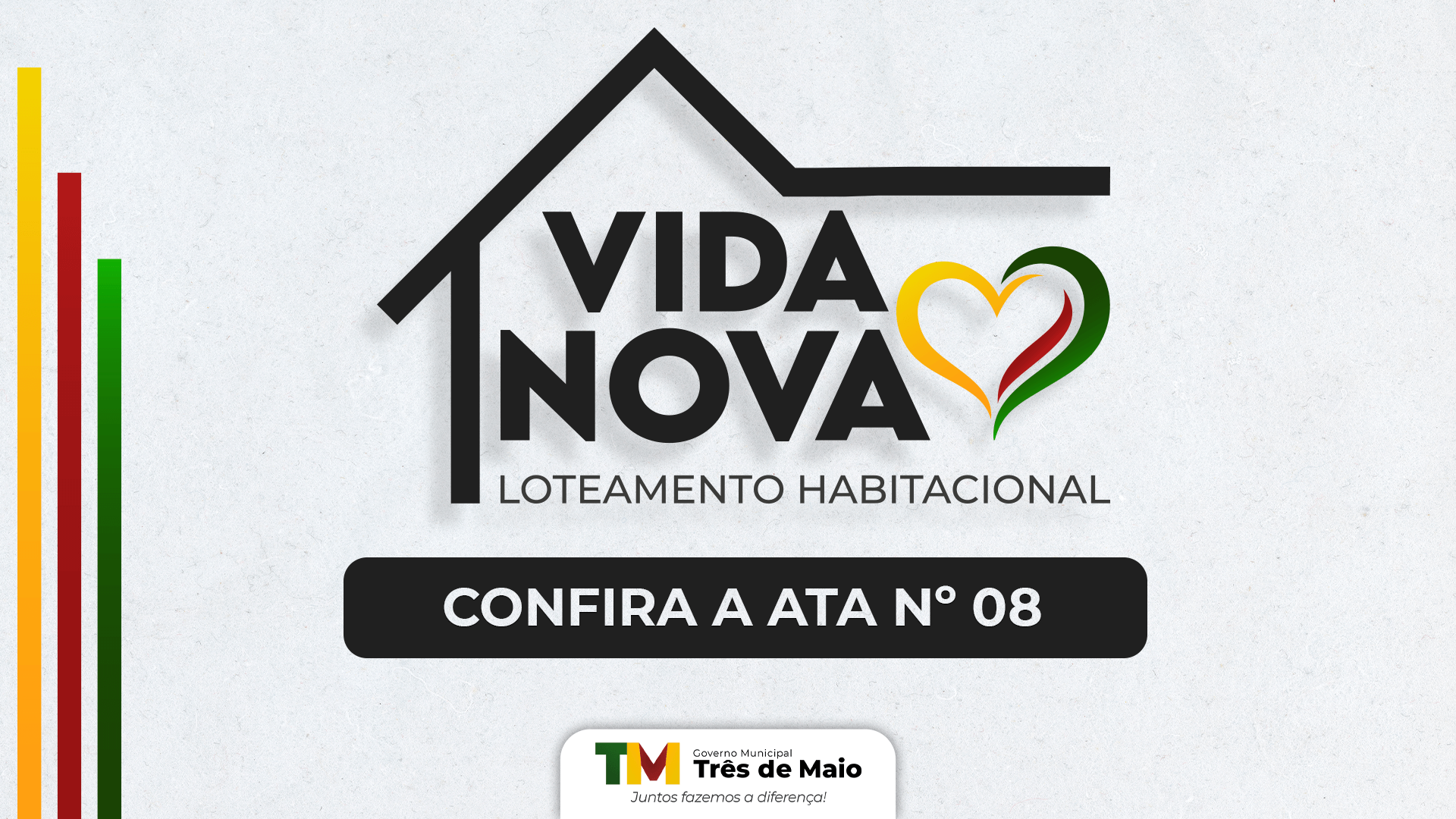 <p>DIVULGADA A ATA N&ordm; 08 SOBRE OS SUPLENTES CONVOCADOS DO LOTEAMENTO VIDA NOVA</p>