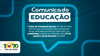 <p>COMUNICADO DA SECRETARIA DE EDUCA&Ccedil;&Atilde;O</p>