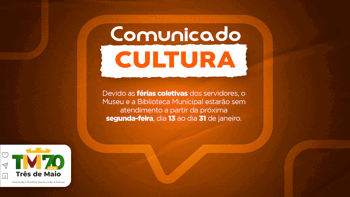 <p>COMUNICADO DA SECRETARIA DE CULTURA E TURISMO</p>