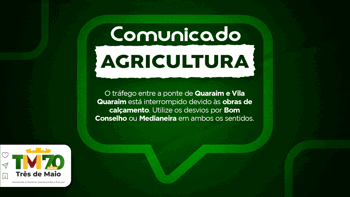 <p>COMUNICADO DA SECRETARIA DE AGRICULTURA</p>