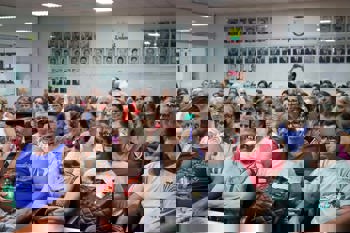 <p>MOVIMENTO SA&Uacute;DE RETOMOU ATIVIDADES NA TARDE DE ONTEM</p>