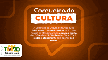 <p><strong>COMUNICADO DA SECRETARIA DE CULTURA</strong></p>