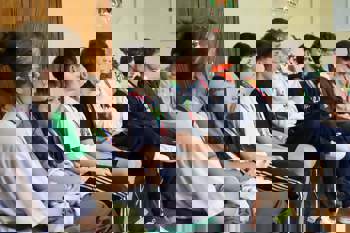 <p>ESTUDANTES MEDALHISTAS DA OBMEP FORAM RECEBIDOS NO GABINETE DO PREFEITO</p>