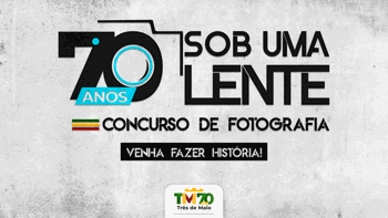 <p>INSCRI&Ccedil;&Otilde;ES ABERTAS PARA O CONCURSO FOTOGR&Aacute;FICO 70 ANOS SOB UMA LENTE<br /><br /></p>