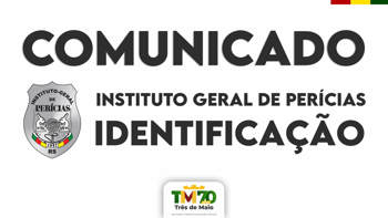 <p>COMUNICADO DO IGP - IDENTIFICA&Ccedil;&Atilde;O</p>