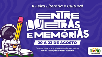 <p>II FEIRA LITER&Aacute;RIA E CULTURAL OCORRE NA PR&Oacute;XIMA SEMANA</p>