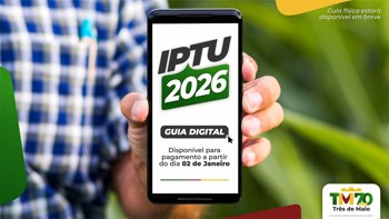 <p>GUIA DIGITAL DO IPTU 2026 PODE SER LIQUIDADA A PARTIR DE 2 DE JANEIRO</p>