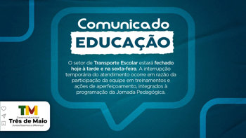 <p>COMUNICADO SECRETARIA DE EDUCA&Ccedil;&Atilde;O</p>