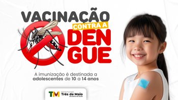 <p>VACINA CONTRA A DENGUE J&Aacute; EST&Aacute; DISPON&Iacute;VEL EM TR&Ecirc;S DE MAIO</p>