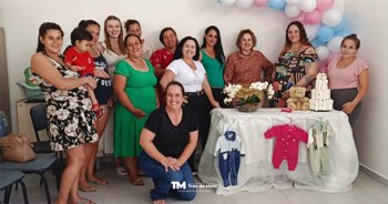 <p>PRIMEIRO ENCONTRO DE GESTANTES DO CRAS REFOR&Ccedil;A IMPORT&Acirc;NCIA DO PR&Eacute;-NATAL E ENTREGA KITS DO PROGRAMA M&Atilde;E GA&Uacute;CHA</p>