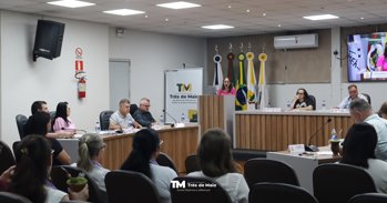 <p>PROGRAMA&Ccedil;&Atilde;O DO M&Ecirc;S DA MULHER &Eacute; APRESENTADA NA C&Acirc;MARA DE VEREADORES</p>