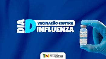 <p>DIA D VACINA&Ccedil;&Atilde;O CONTRA A INFLUENZA ACONTECE EM TR&Ecirc;S DE MAIO&nbsp;</p>