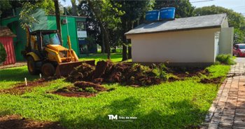 Iniciam as obras de duplica&ccedil;&atilde;o dos banheiros no Parque de Exposi&ccedil;&otilde;es Germano Dockhorn