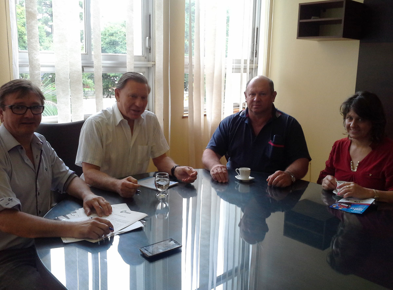 PREFEITO DE ALEGRIA VISITA CASALI