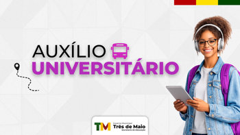 Inscri&ccedil;&otilde;es para o Aux&iacute;lio Universit&aacute;rio 2026 iniciam no dia 1&ordm; de junho