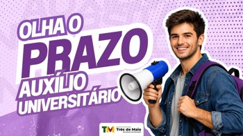 Prazo para solicitar o Aux&iacute;lio Universit&aacute;rio 2026 encerra no dia 30 de junho<br /><br />&nbsp;