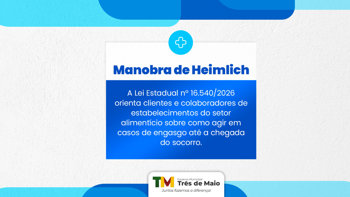 Restaurantes e lanchonetes de Tr&ecirc;s de Maio devem se adequar &agrave; nova legisla&ccedil;&atilde;o estadual sobre preven&ccedil;&atilde;o de engasgos