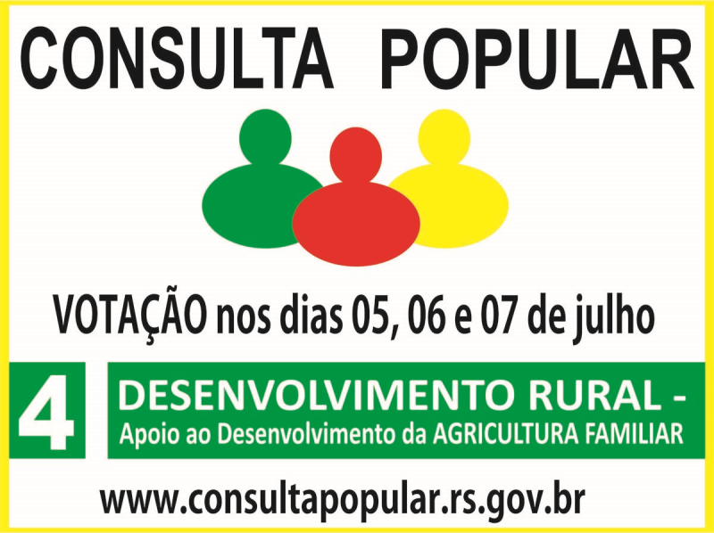 CONSULTA POPULAR ENCERRA HOJE