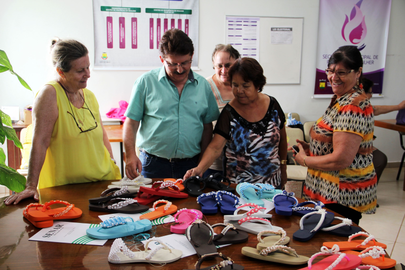 Prefeito Copatti participa do encerramento de curso de artesanato