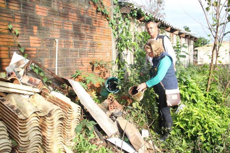 Terrenos são vistoriados para controle de focos de mosquitos