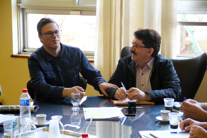 Prefeito recebe deputado Juliano Roso