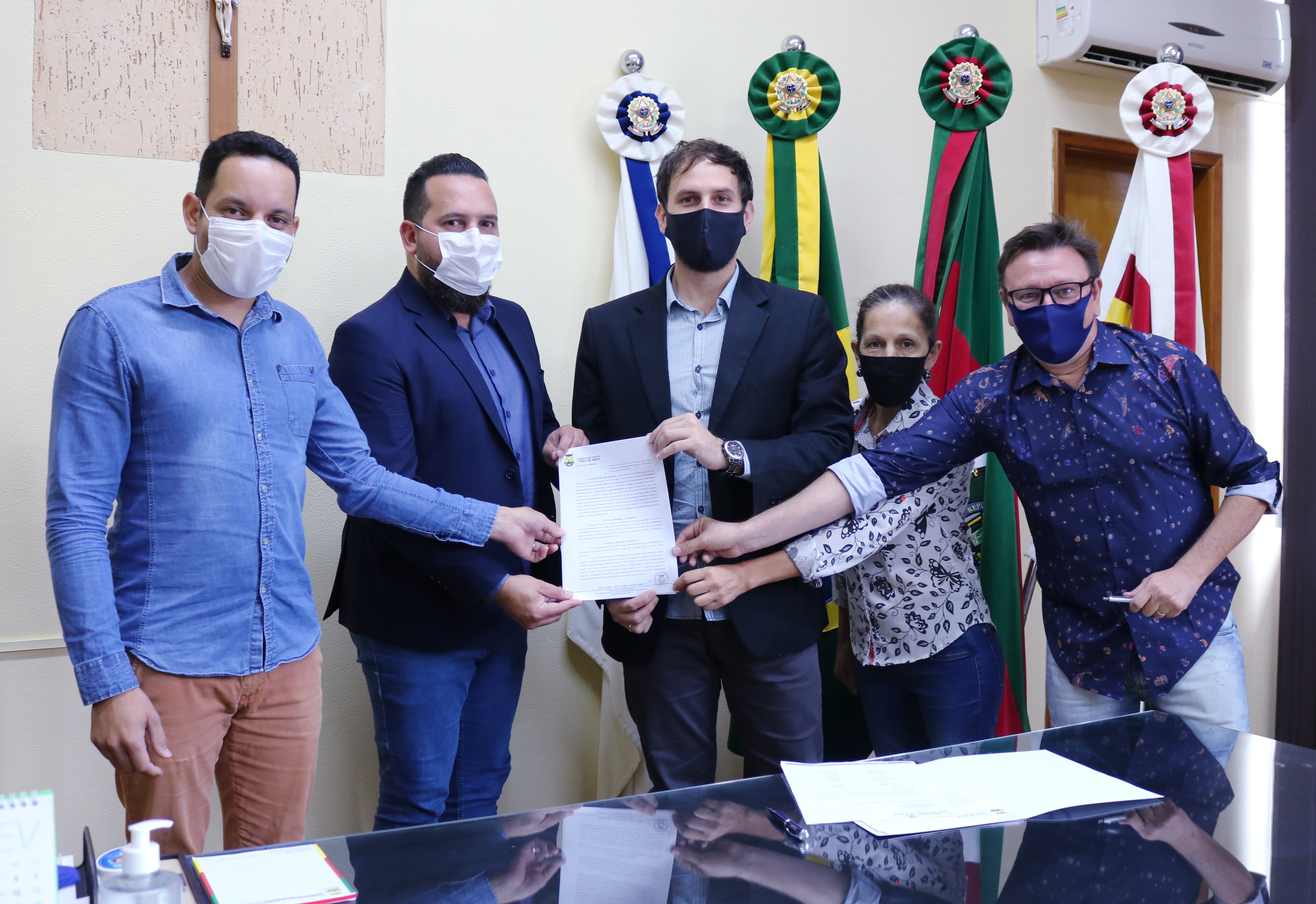 PREFEITURA DE TRÊS DE MAIO RENOVA CONVÊNIO COM O HSVP