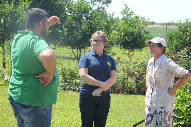 Eliane Fischer visita trabalhos no interior de Consolata