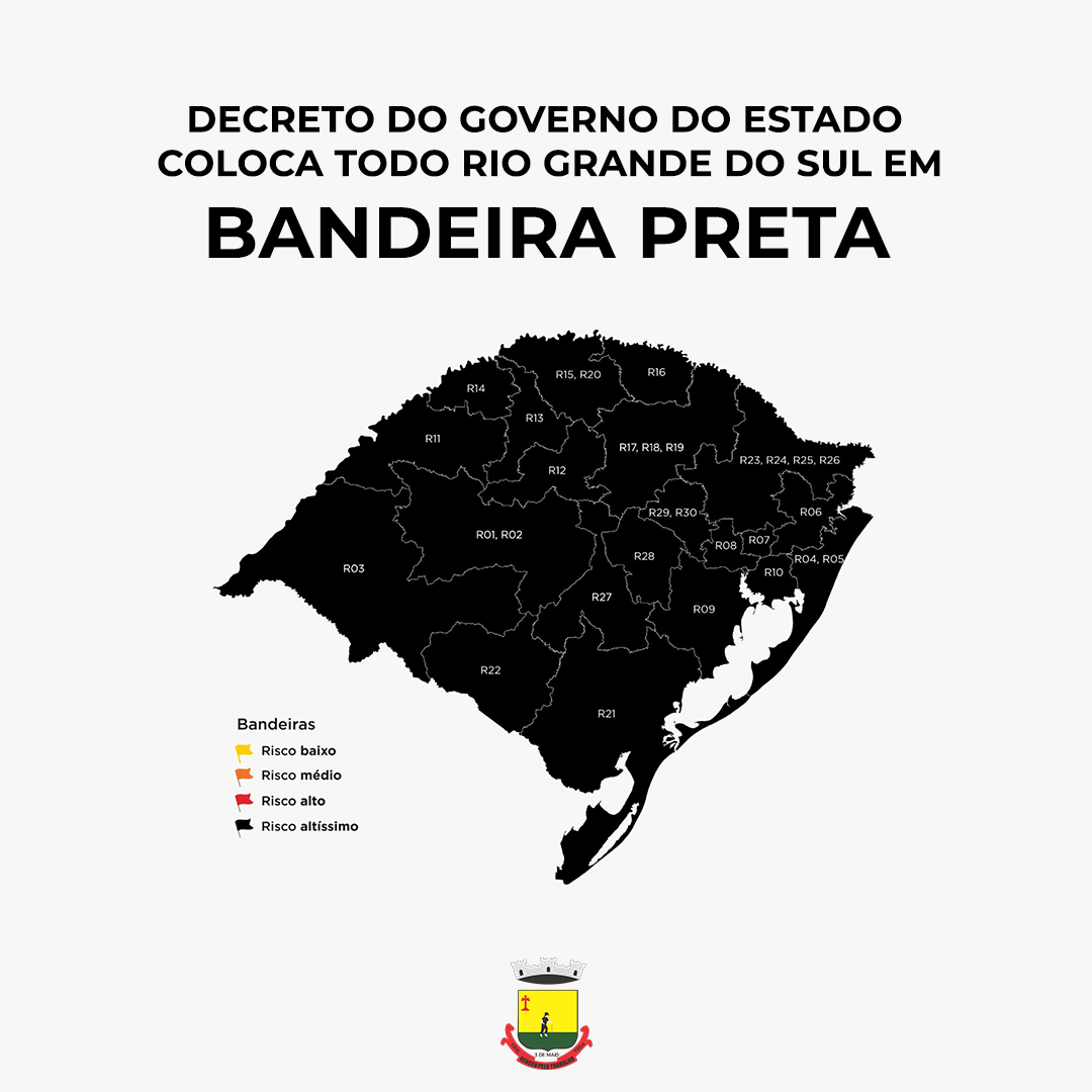 GOVERNO ANUNCIA AJUSTES NOS PROTOCOLOS DA BANDEIRA PRETA