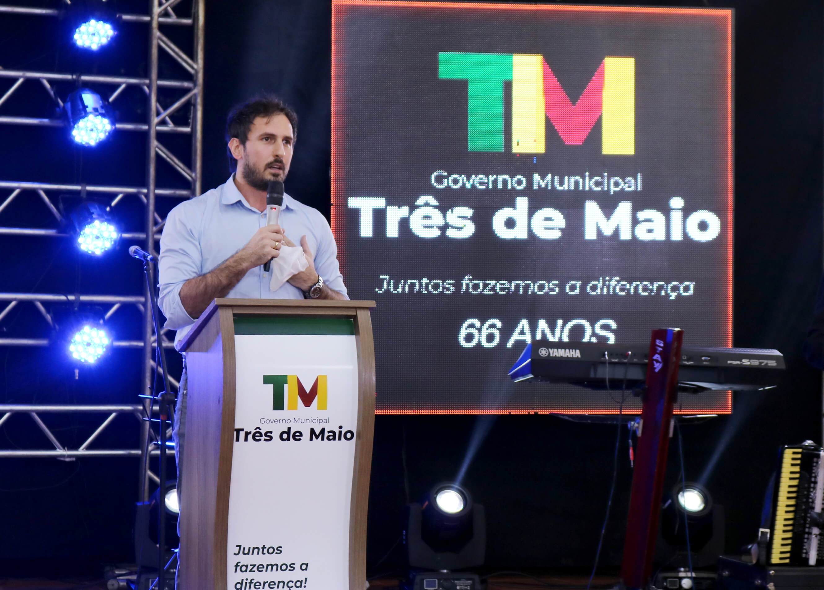 TRÊS DE MAIO COMEMORA 66 ANOS COM LIVE SOLIDÁRIA