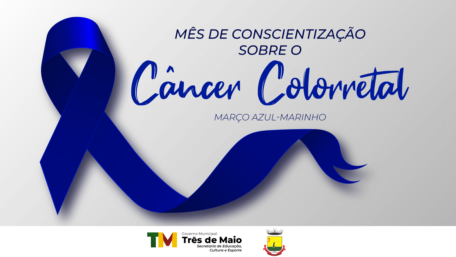 PALÁCIO WALTER ULLMANN É ILUMINADO NA COR AZUL MARINHO