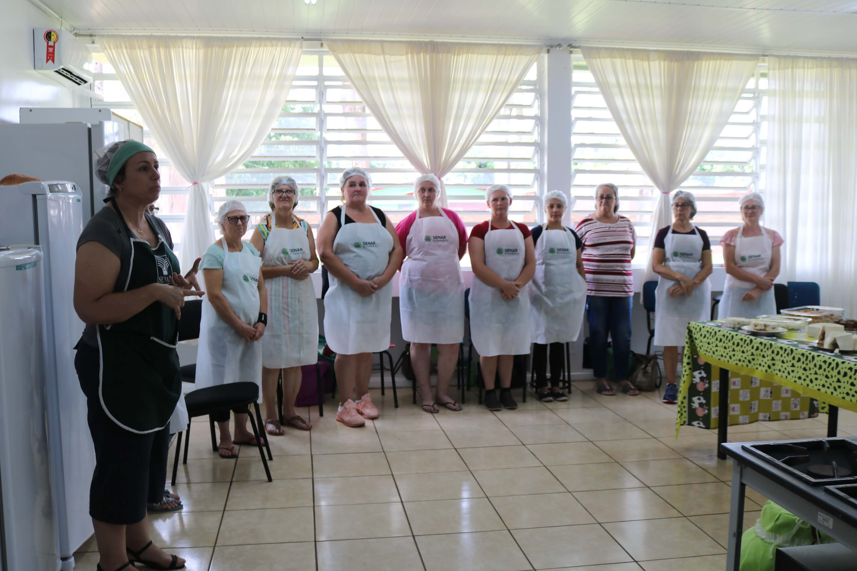 ENCERRAMENTO DO CURSO DE DERIVADOS DO LEITE OCORREU HOJE