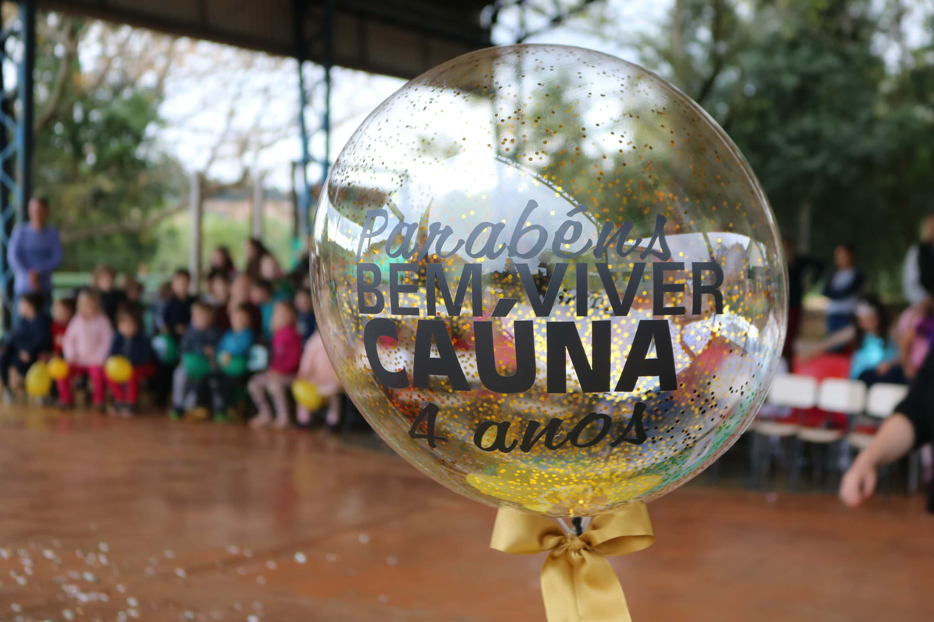 EMEF BEM VIVER CAÚNA COMEMORA QUATRO ANOS DE ATIVIDADES