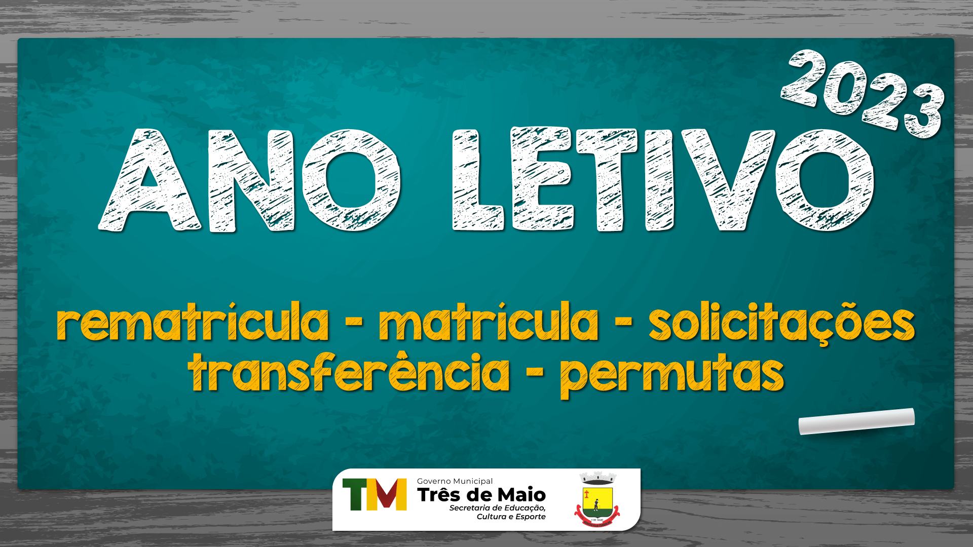 EDITAL Nº 048/2022 ESTABELECE AS DIRETRIZES PARA O ANO LETIVO 2023