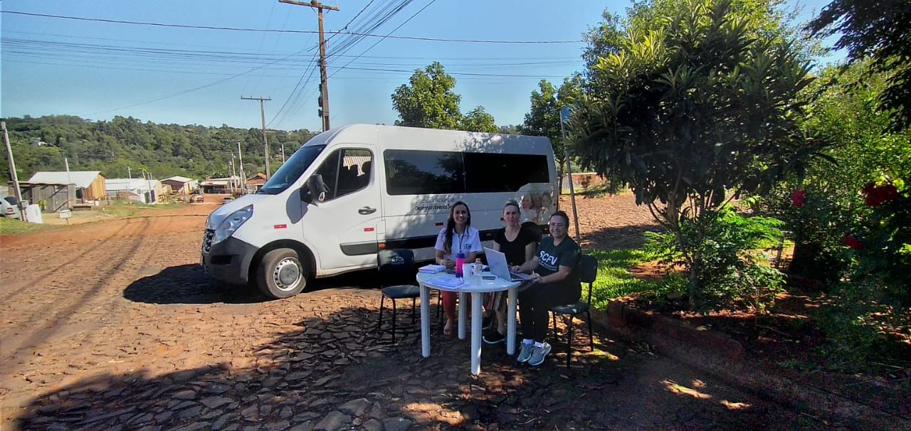 CRAS COM VOCÊ ATENDEU HOJE NOS BAIRROS SANTA MARIA E MENINO DEUS
