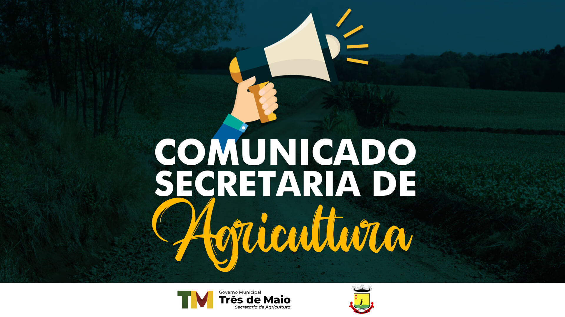 COMUNICADO DA SECRETARIA DE AGRICULTURA 