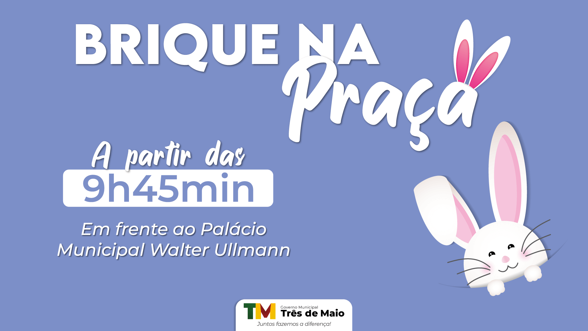 BRIQUE NA PRAÇA OCORRE NO PRÓXIMO SÁBADO