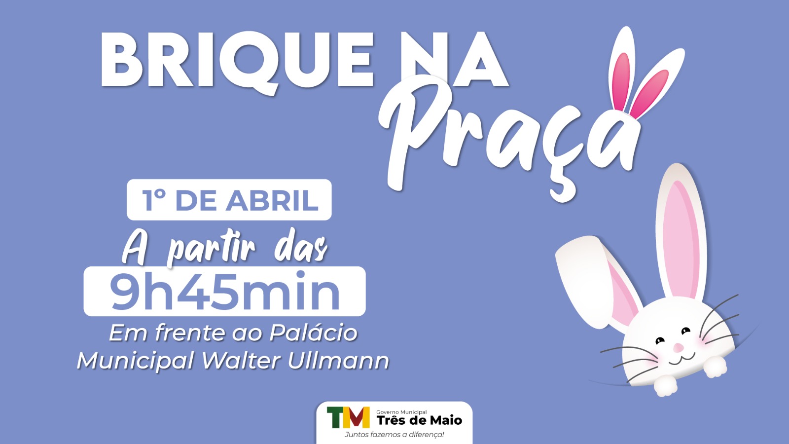 BRIQUE NA PRAÇA OCORRE AMANHÃ