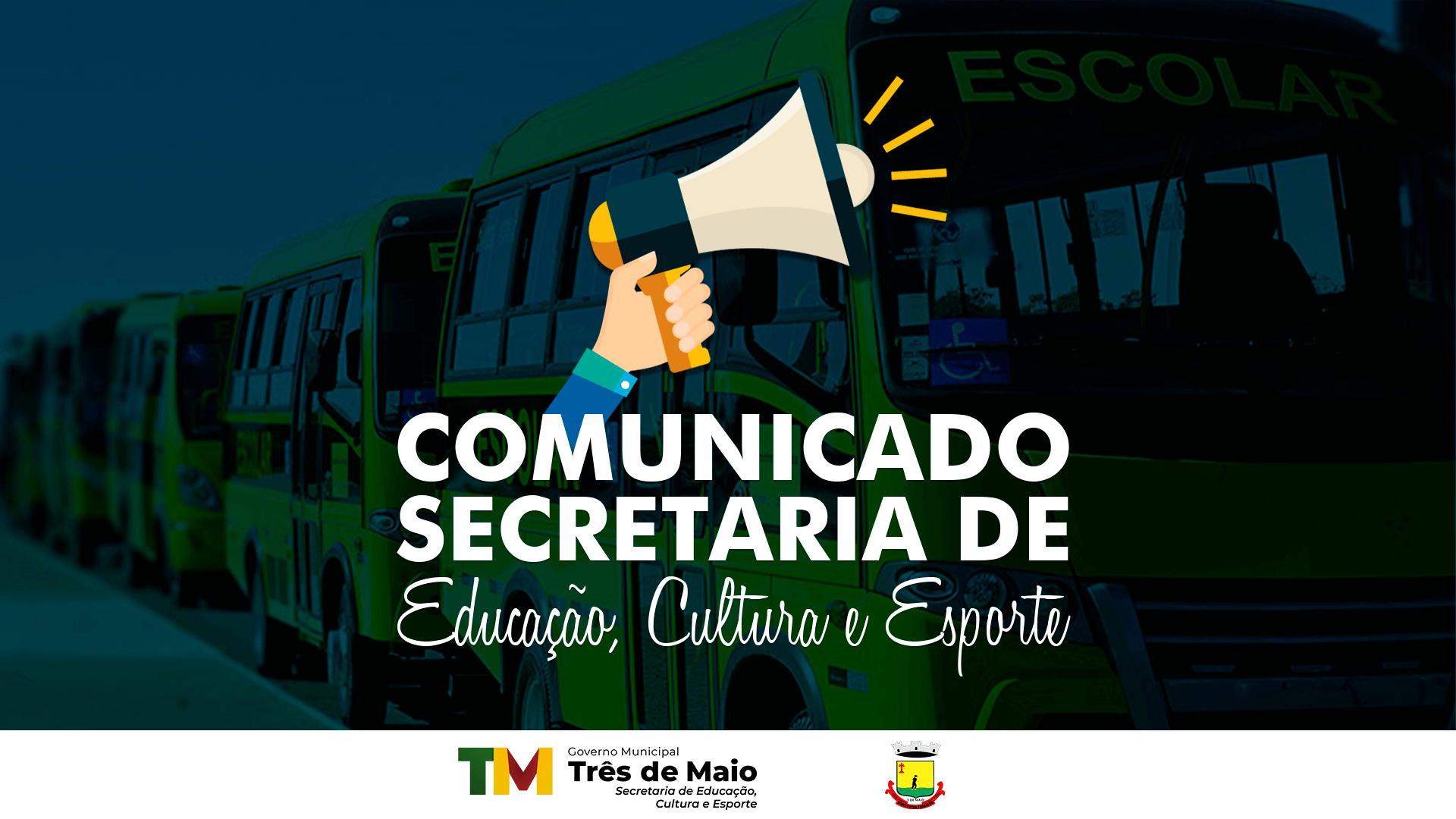 COMUNICADO DA SECRETARIA DE EDUCAÇÃO, CULTURA E ESPORTE