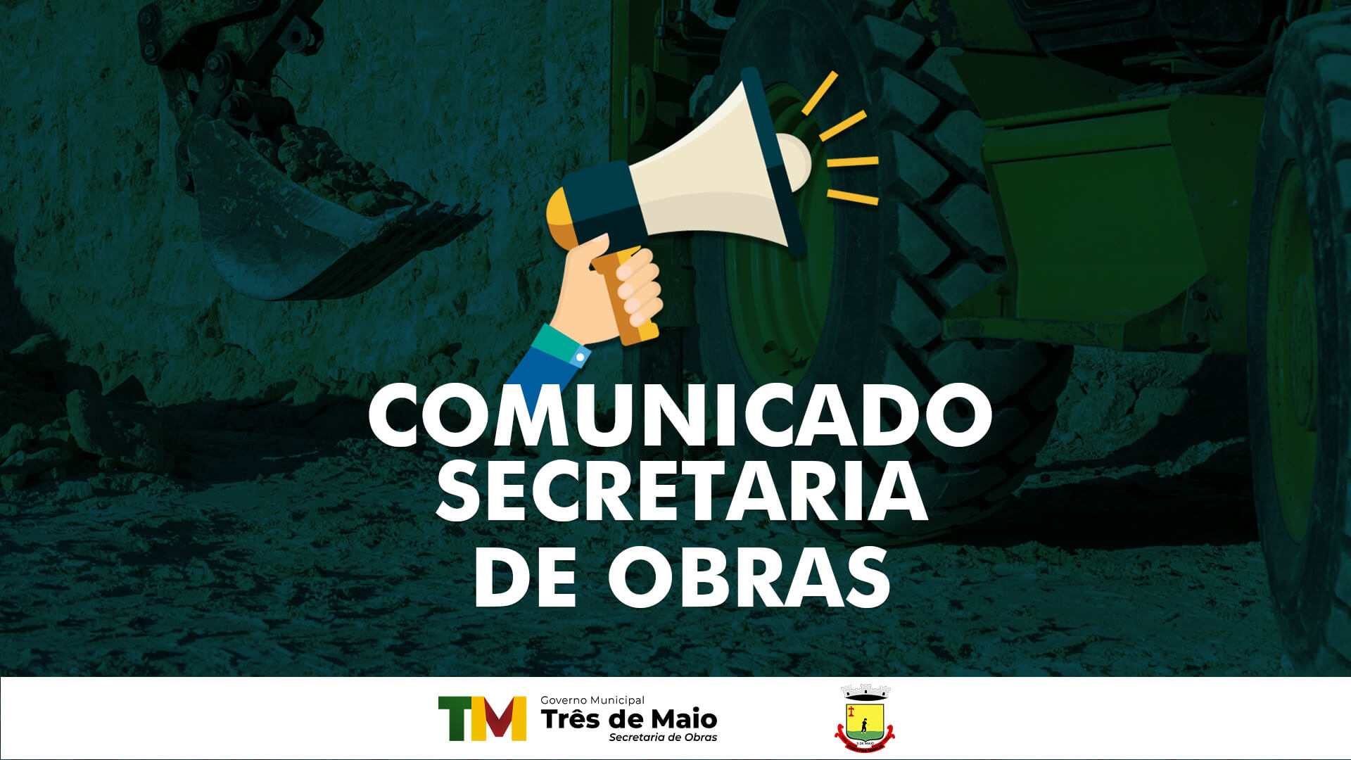 COMUNICADO DA SECRETARIA DE OBRAS