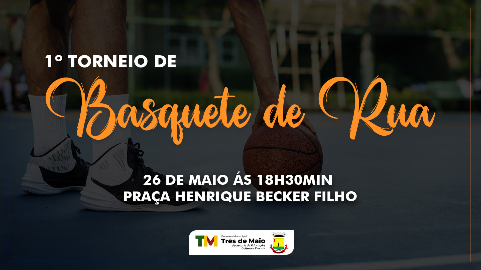 PRIMEIRO TORNEIO DE BASQUETE DE RUA OCORRE ESTE MÊS 