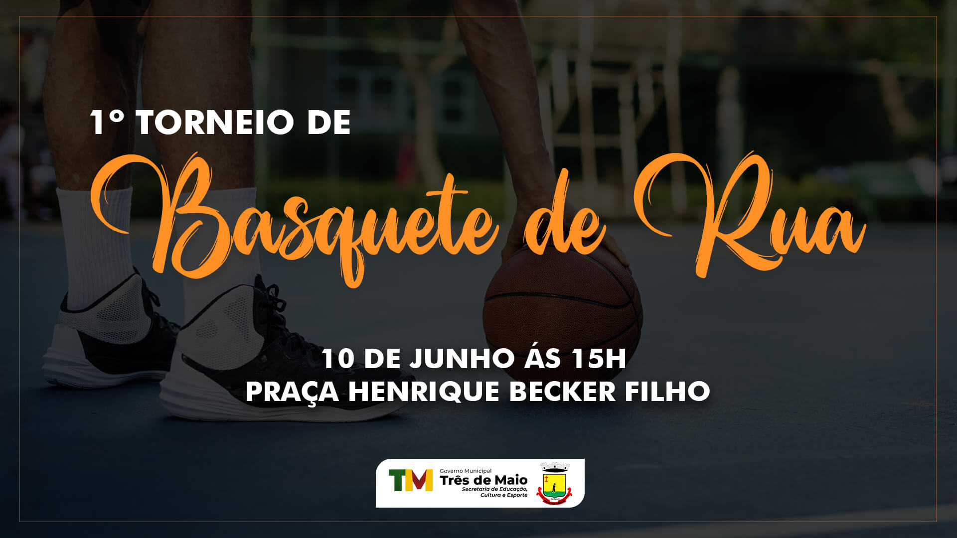 PRIMEIRO TORNEIO DE BASQUETE DE RUA OCORRE NESTE SÁBADO