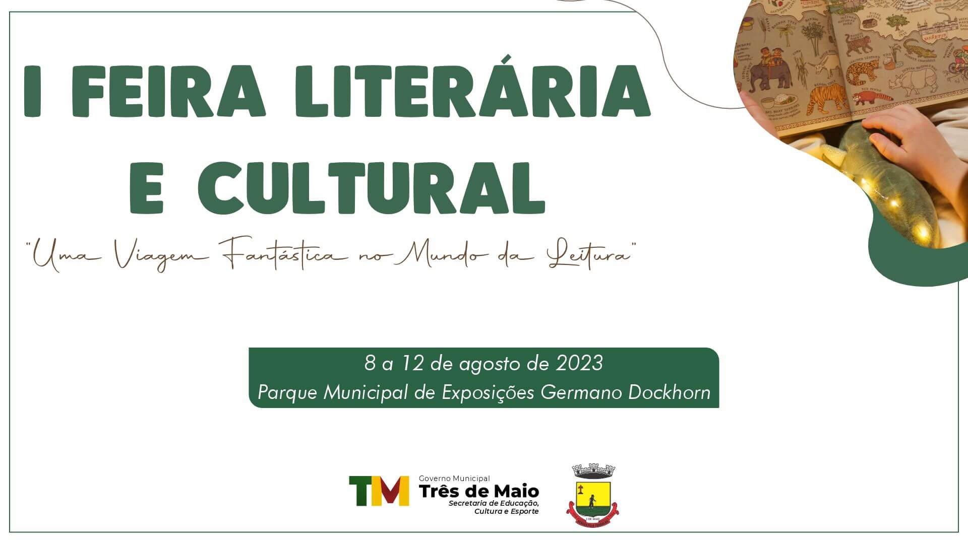 I Feira Literária e Cultural de Três de Maio ocorre na próxima semana
