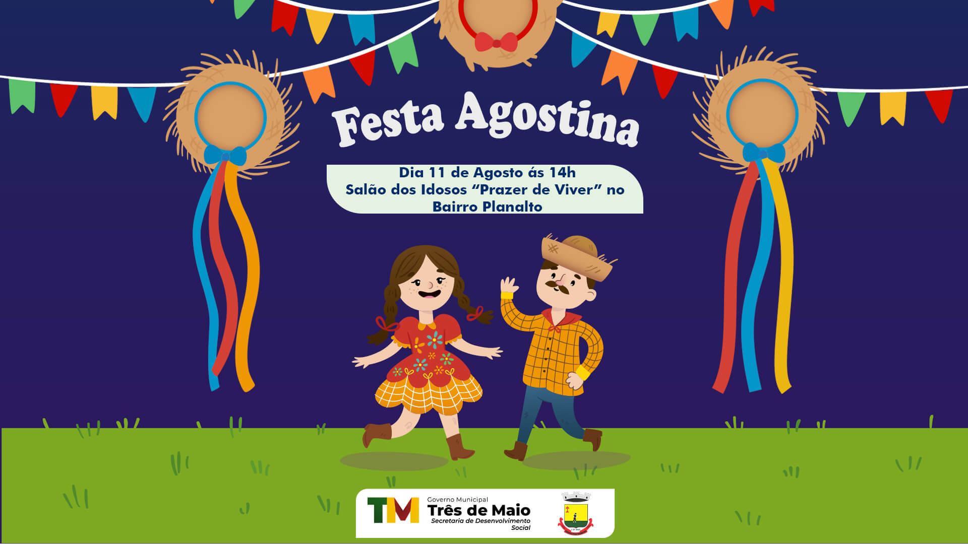 FESTA AGOSTINA OCORRE AMANHÃ