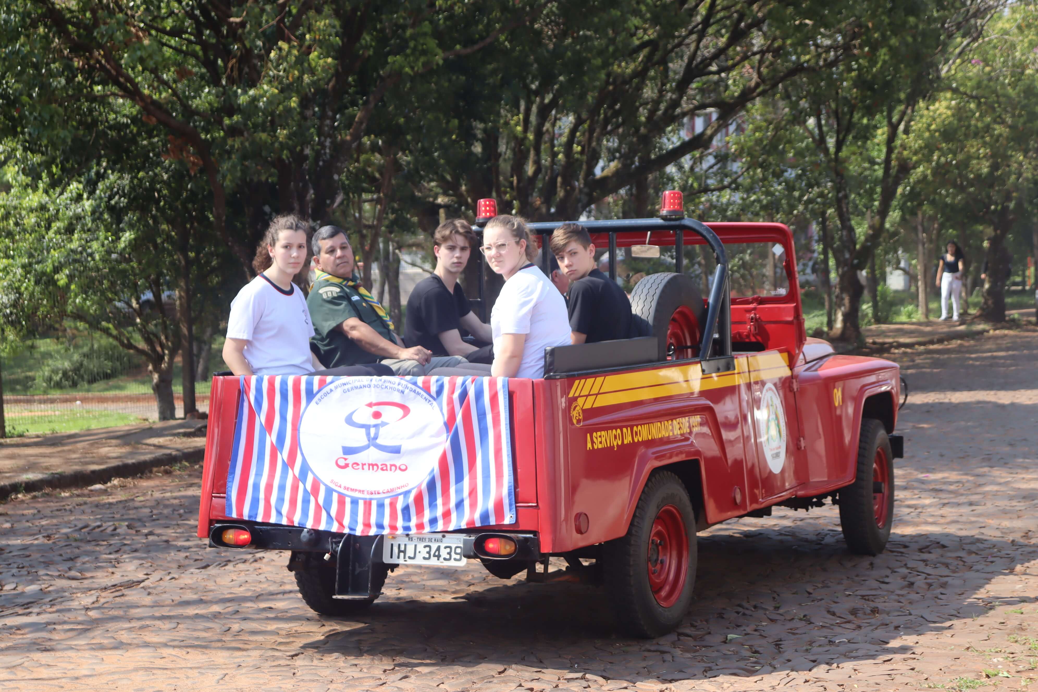 CHEGADA DO FOGO SIMBÓLICO DA PÁTRIA OCORREU HOJE