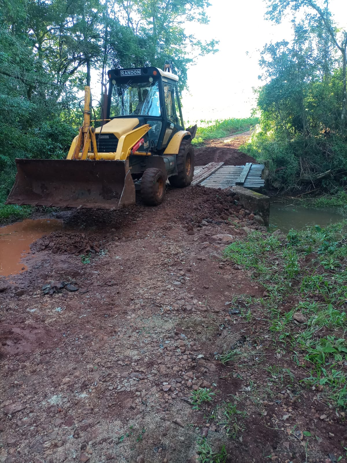 PONTE DE LAJEADO CANELEIRA É RECUPERADA