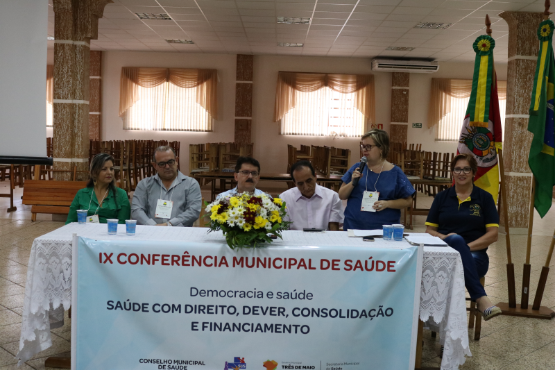 Democracia e Saúde: 9ª Conferência Municipal de Saúde é realizada em Três de Maio