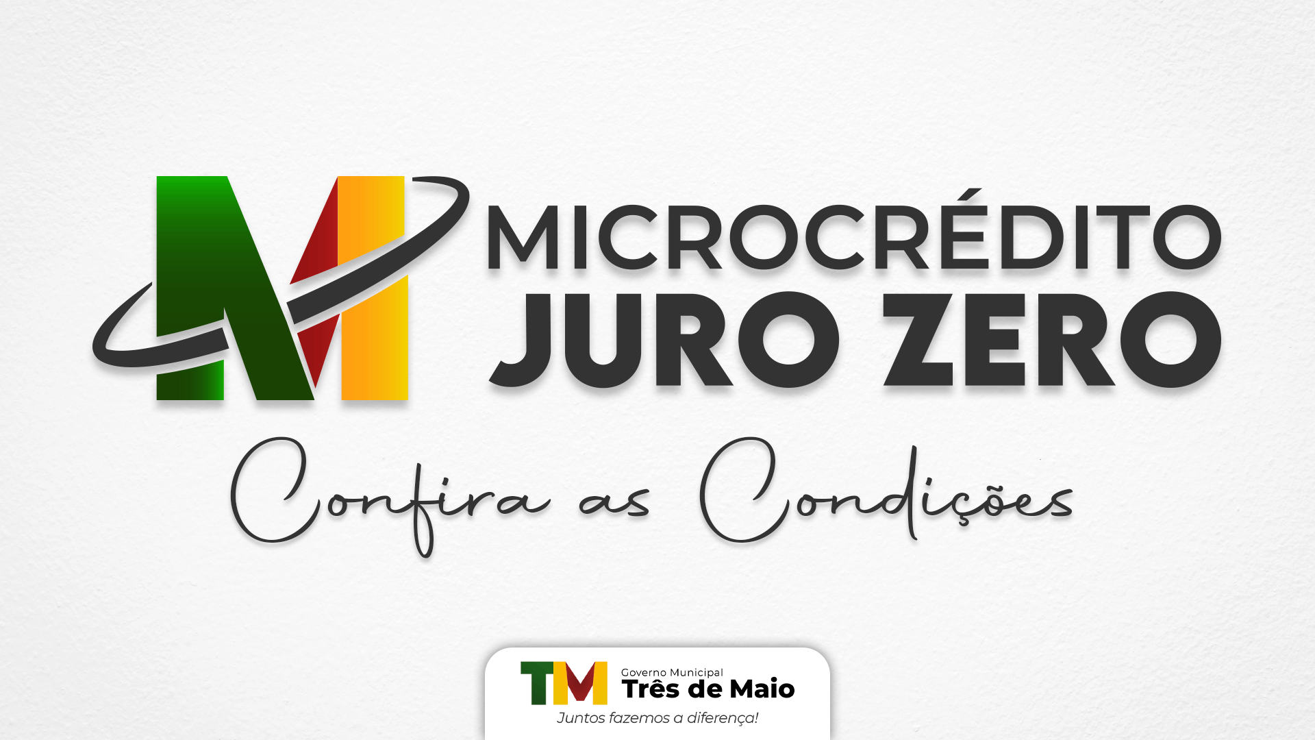 PROGRAMA MICROCRÉDITO JURO ZERO ESTÁ COM AS INSCRIÇÕES ABERTAS