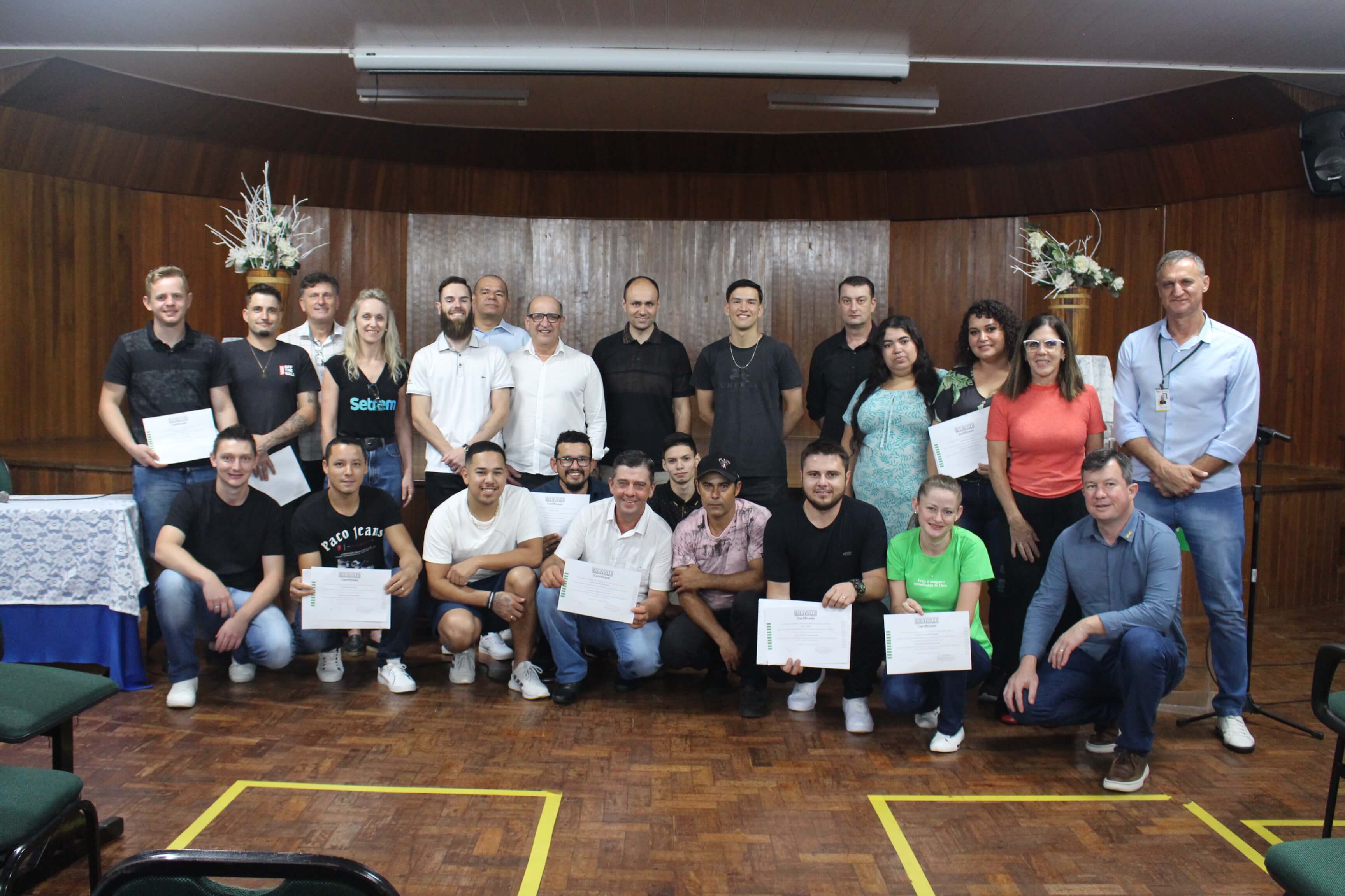 FORMADOS MAIS 16 ALUNOS NO CURSO PROFISSIONALIZANTE DE SOLDA