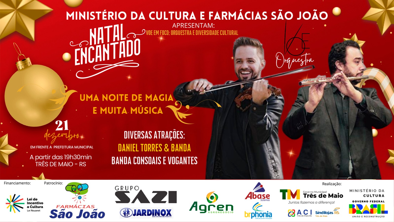 MEGA SHOW DE NATAL OCORRE NA PRÓXIMA SEMANA 