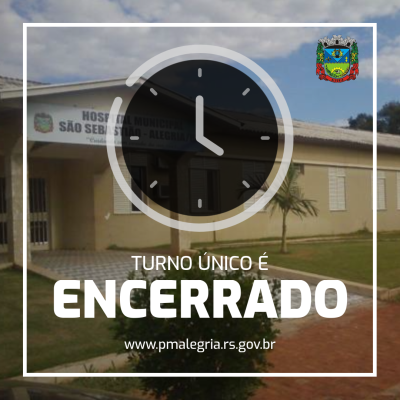 ENCERRADO O TURNO ÚNICO NA SECRETARIA MUNICIPAL DE SAÚDE